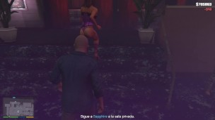 Interactuando con putas en GTA V una de ellas me lleva a su casa