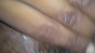 Ebony Fingers Pussy Till She Drips 