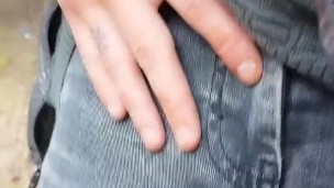 It´s raining outside so I make my cock "rain" too