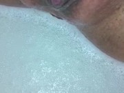 I love taking a bath with my favorite vibrator and squirting