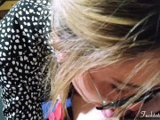 POV Glasses Blowjob - FIRST PORN VIDEO - 20 minutes Blowjob 2/16