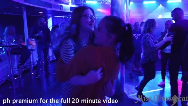 highschool vacation lesbian pussy train and strapon fuck party on cruise