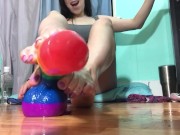 Oily ass & feet dildo FOOTJOB 16/16