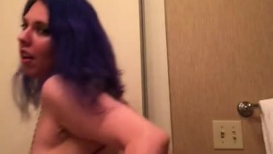 Stripping in a Hotel Bathroom in New Orleans