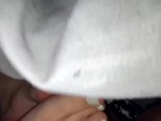 Black fuzzy sockjob/footjob slut 6/16