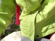 OUtdoor Casual Piss On A Boulder 4/16