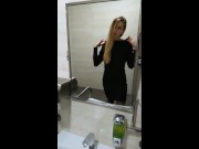 Intermission in theater - it's time to blowjob and cum in public toilet 2/16