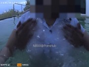 คลิปหลุด นศ.ไทย Thai Nisit Outdoor Sex in Pool สระว่ายน้ำ คาชุดนักศึกษา 9/16