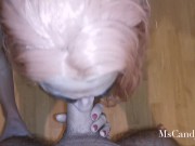 Big tits sexy girl suck, ride dick and gets cumshot in mouth 5/16