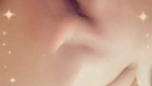 Pussy swallows can (peek-a-boo) #yesican
