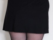 slow motion grinding and jiggling in fishnets 2/16