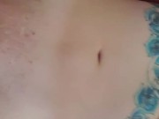 Playing with my tight pussy *object insertion*