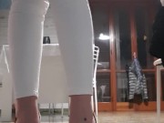 Mistress Susanna Guerriero Fetish con scarpe Bianco e Rosso