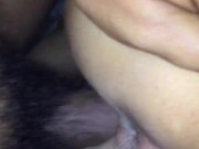 Wife's pussy farting while being fucked from behind 10/16