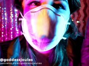 Surgical Mask ASMR - dust mask whispering surgical gloves medical fetish 16/16