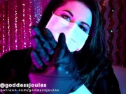 Surgical Mask ASMR - dust mask whispering surgical gloves medical fetish 9/16