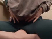 Covering my pussy in oil and fingering myself :3 2/16