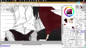PERFECT MEETING SPEED ART DRAWING ( PAINT TOOL SAI )