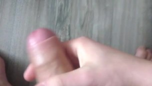 Str8 big dick jerk off and cum 