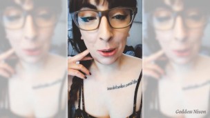 SPH On Snapchat - Naked Big Tit Femdom POV - Small Penis Virgin Humiliation