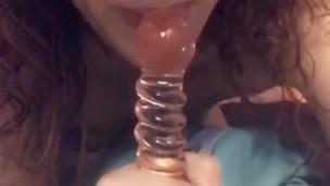 Lizzy spits and sucks ❤️