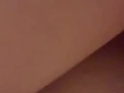 Making my husband clean out my cum filled pussy with both our cream 7/16