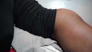 Moaning and loud grunting pillow humping and cumming