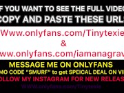 TINY TEXIE AND ANA GRAVES MIDGET LESBIAN PORN STRAP ON 14/16