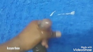 BIG BLACK COCK WET AND HARD CUMMING 