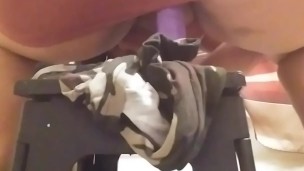 Desperately Horny i had to ride my dildo