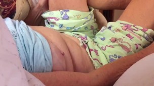 Granny Ann loves to show off her arches & feet while jacking me off