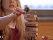 Lesbea Pretty girlfriends Alecia Fox and Tasty Stacey lesbian pussy licking 2/16