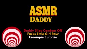 Audio Porn for Women - Daddy Takes Off Condom & Cums Inside Submissive Girl