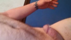 Peeing with a hard on