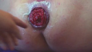 Trailer - anal training with massive rosebud