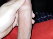 Guy Jerking Off Big Cock - Cumshot