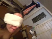 Met my stepsister in the sauna & couldn't resist. Part4-Fuck on the table 1/16