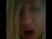 Daddy cums quick to my dirty talk. POV watch my face while I get fucked 