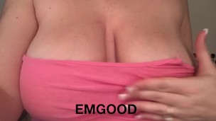 Homemade Playing with huge soft tits at work I’m a tease explode to me 
