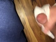 Quick cum with girlfriends dirty panties 5/16