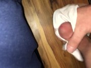 Quick cum with girlfriends dirty panties 6/16