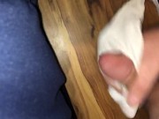 Quick cum with girlfriends dirty panties 7/16
