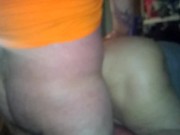 Thick stepsis gets a doggy style creampie 12/16