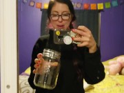 Peeing In A Jar In My Bedroom 4/16