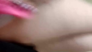 Making myself cum in public restroom