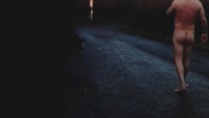 Naked roadside early morning 
