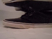 Wet Vans and Jeans in the Shower