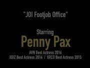 Red Penny Pax Gives Jerk Off Instructions Showing Her Feet! 1/16