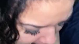 BBW Sloppy blowjob and titty fuck