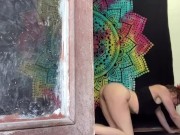 Cam in EmilyRoseTV’s window! Intense orgasm during yoga! 6/16